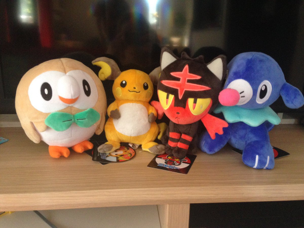 starter pokemon plush set